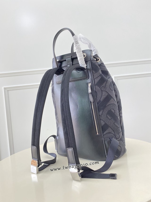 Burberry專門店新款雙肩包 巴寶莉皮革抽繩手提男女款後背包 yxb1259